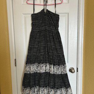 Romantic halter top Gap soft cotton dress